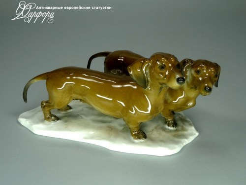Купить фарфоровую статуэтку Rosenthal Таксы